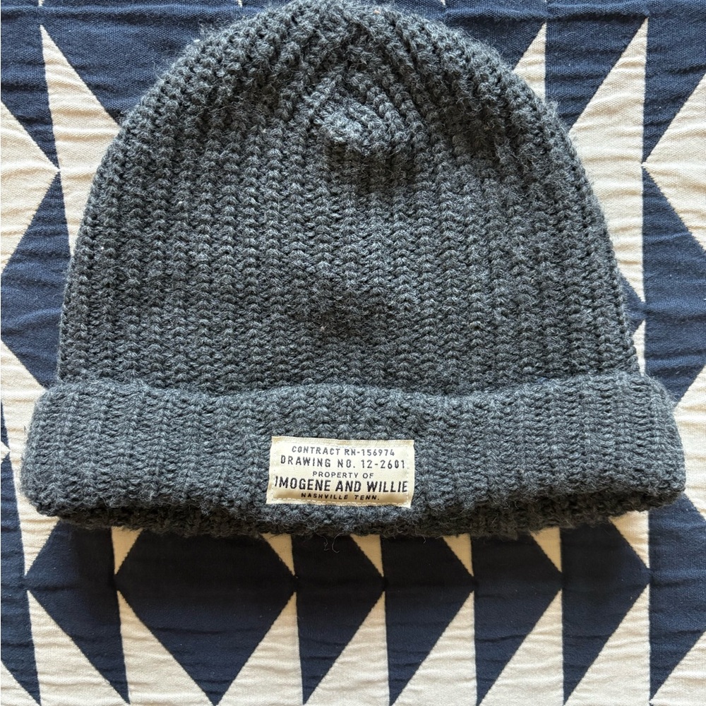 Imogene and Willie Gray Knit Beanie